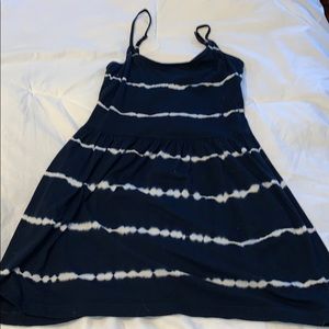 Tie dye mini dress